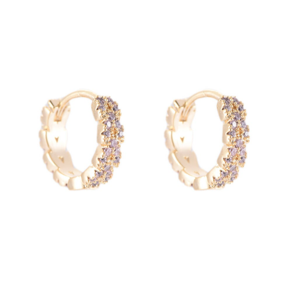 Oorbellen Imani - Lichtroze