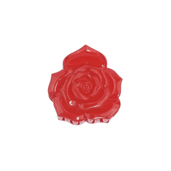 Haarclip Roos - Rood
