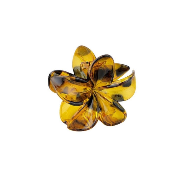 Haarclip Leopard Flower - Bruin