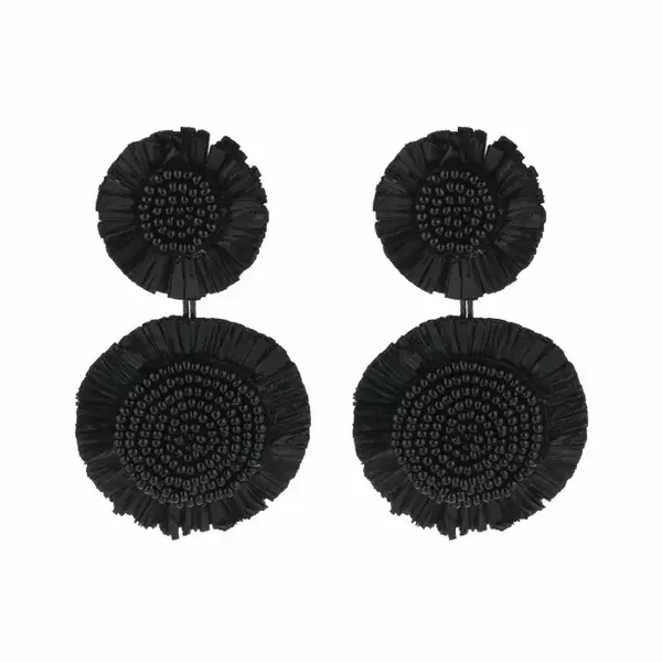 Oorbellen Poppy - Zwart