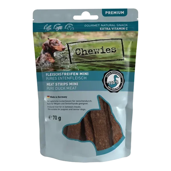 Pets Nature - Chewies Fleischstreifen Ente