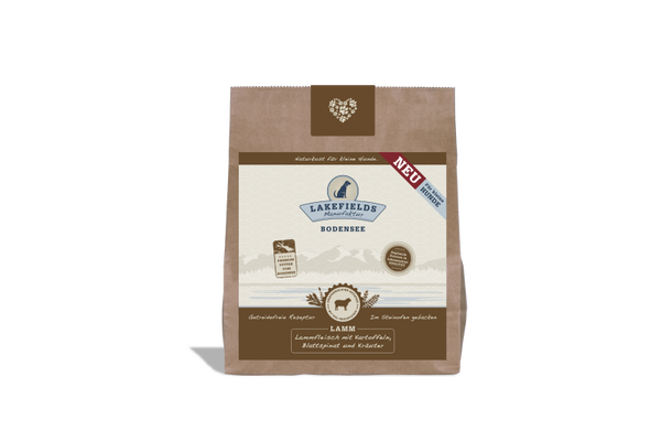 Lakefields - Weidelamm mit Kartoffeln, Blattspinat & Kräuter - Kleine Hunde