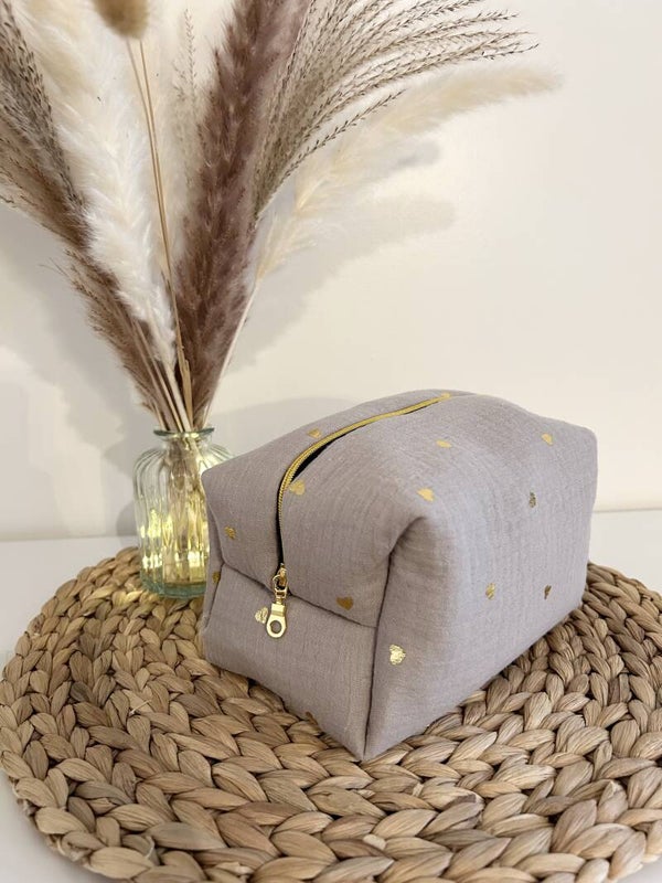 TROUSSE DE TOILETTE coeurs