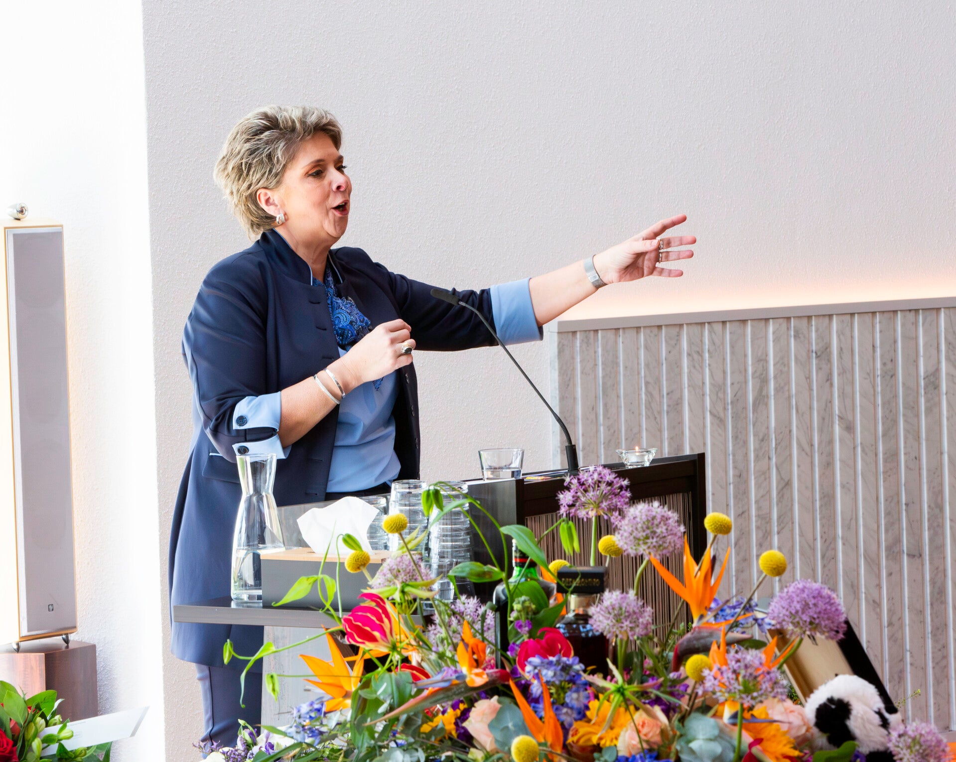 Simone Beijer spreekt