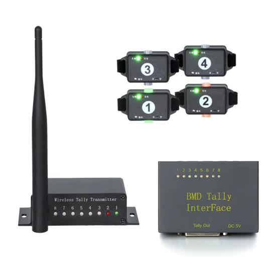 Blackmagic ATEM wireless tally systeem