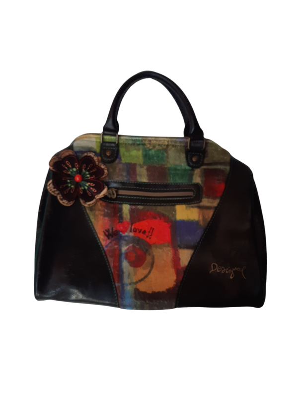 Grand sac élégant en très bon état – Design unique et pratique
