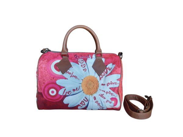 Sac Desigual emblématique de la marque avec ses fleurs, mandalas et couleurs éclatantes !