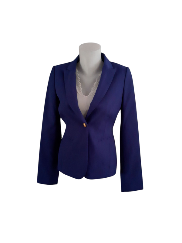 Blazer cintré entre le mauve et bleu – Élégance subtile et modernité affirmée