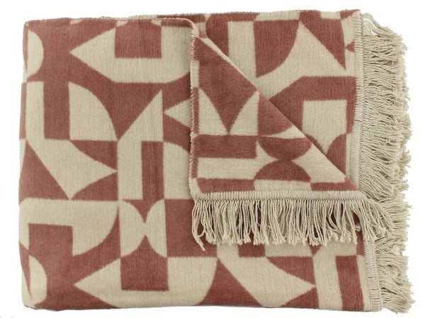 Claudi Plaid Lonata Ash Rose 150 x 200