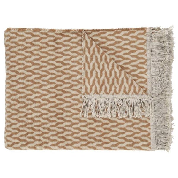 Claudi Plaid Aphos Camel 150 x 200