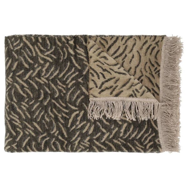 Claudi Plaid | Premyo Dark Taupe 150 x 200