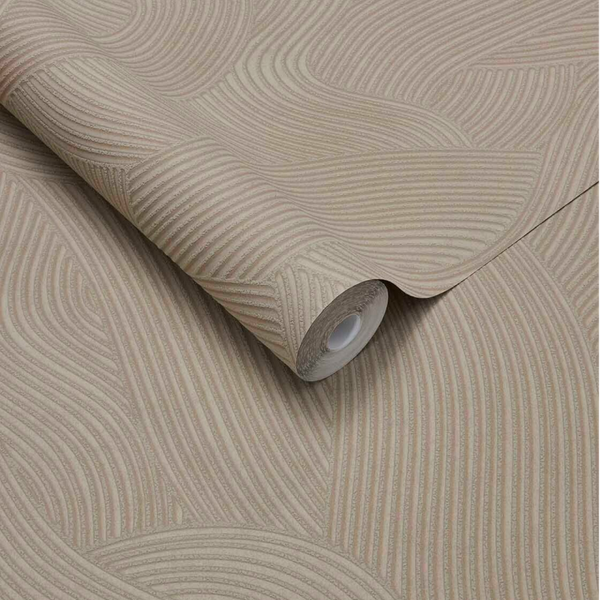 Eijffinger Calm Crafted | Ripple 363272 Bruin/Taupe