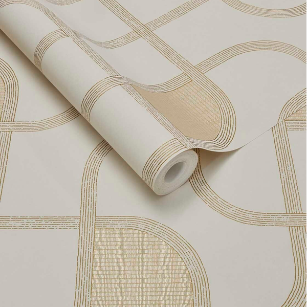 Eijffinger Calm Crafted | Trace 363260 Wit/Ecru