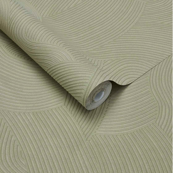 Eijffinger Calm Crafted | Ripple 363270 Groen