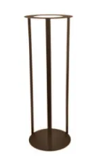 Initials Stand Open Metal Round