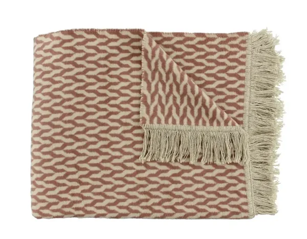 Claudi Plaid Aphos Ash Rose 150 x 200