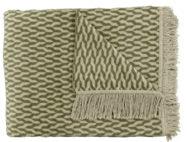 Claudi Plaid Aphos Olive 150 x 200