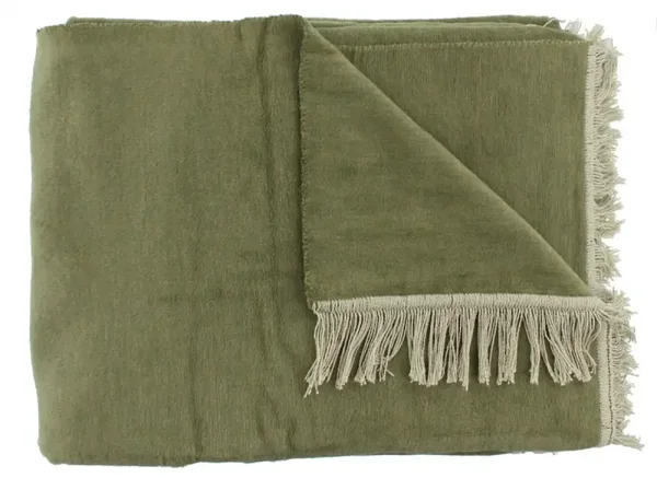 Claudi Plaid Paulos Olive 150 x 200