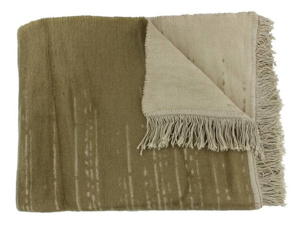 Claudi Plaid | Streps Taupe 150 x 200