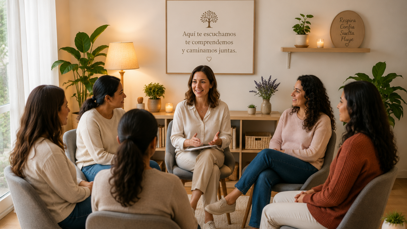 Terapia grupal y taller de crecimiento personal para mujeres