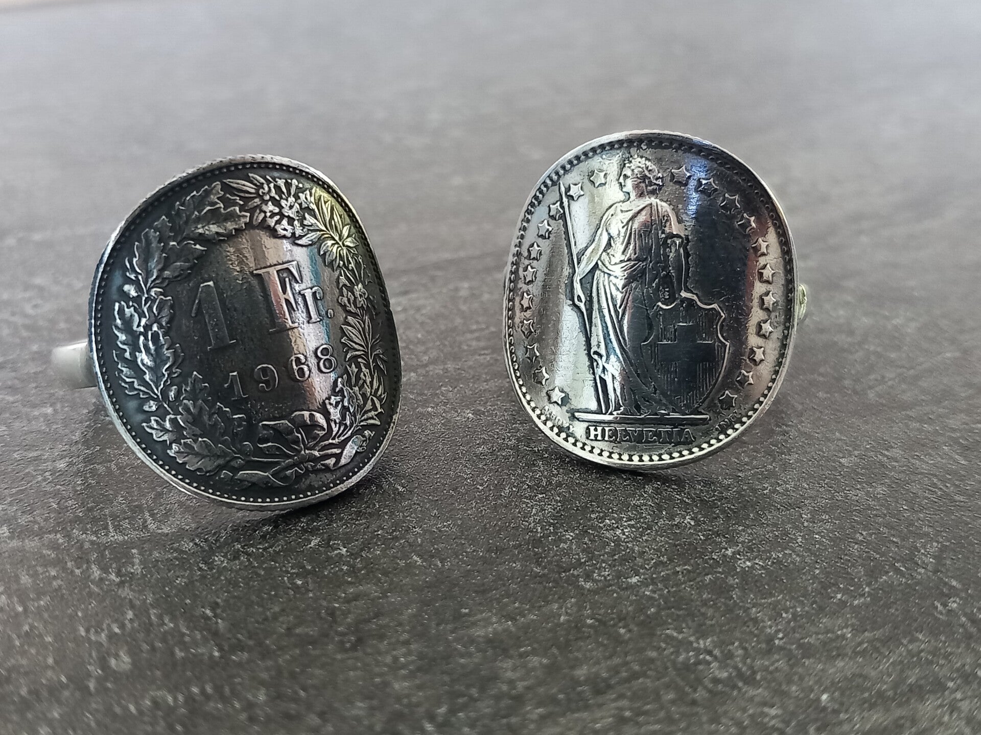 Bague 1 Franc Helvetia Suisse