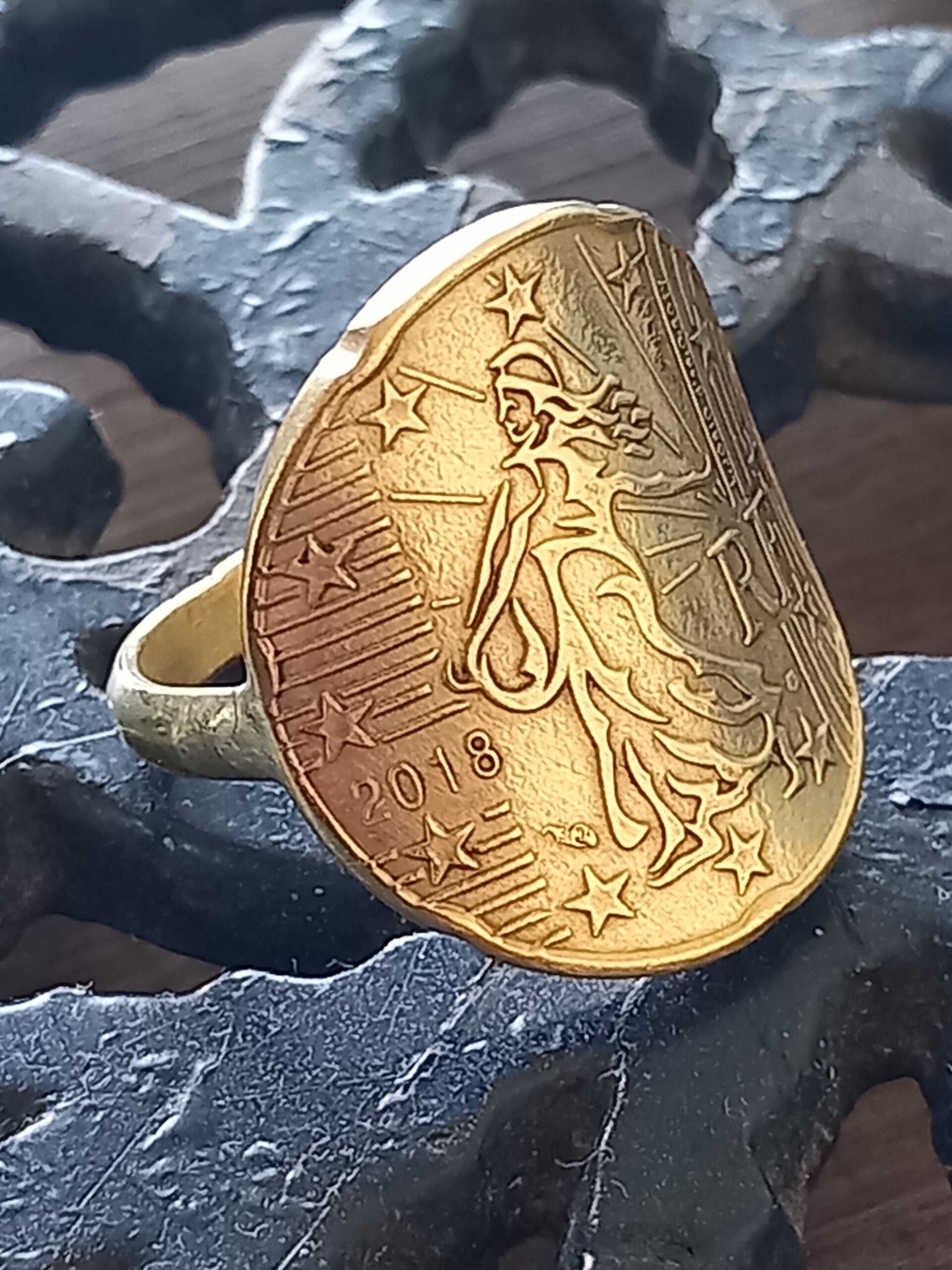 Bague  20 cent Euro