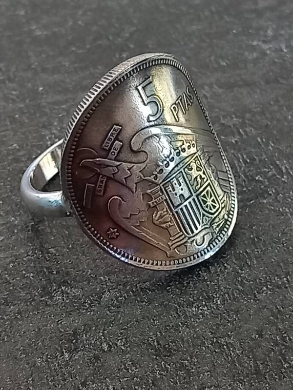 Bague 5 pesetas Espagne