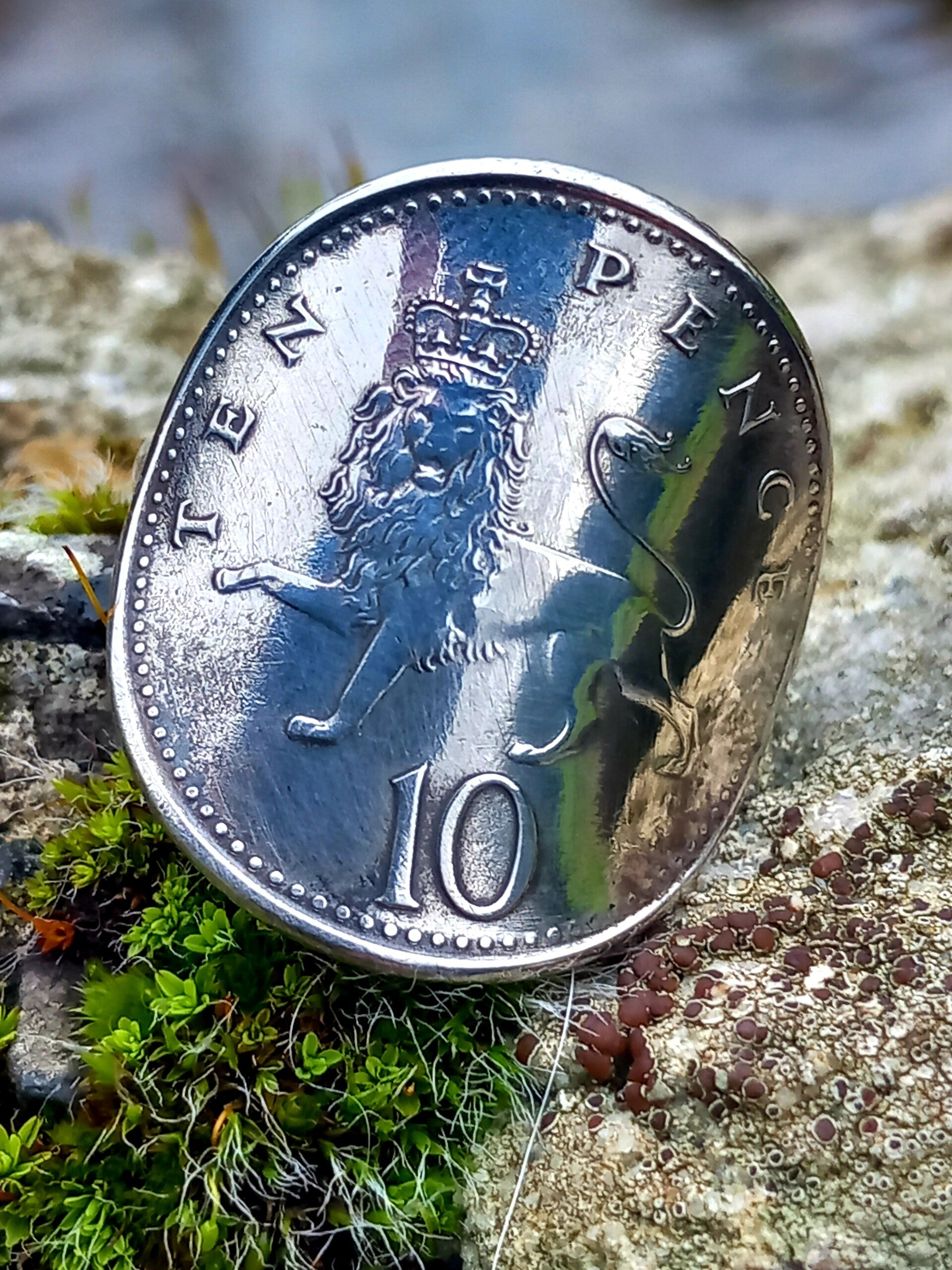 Bague 10 pence Angleterre