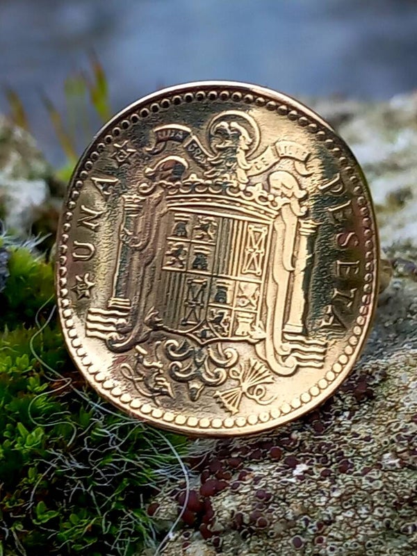 Bague una peseta Espagne