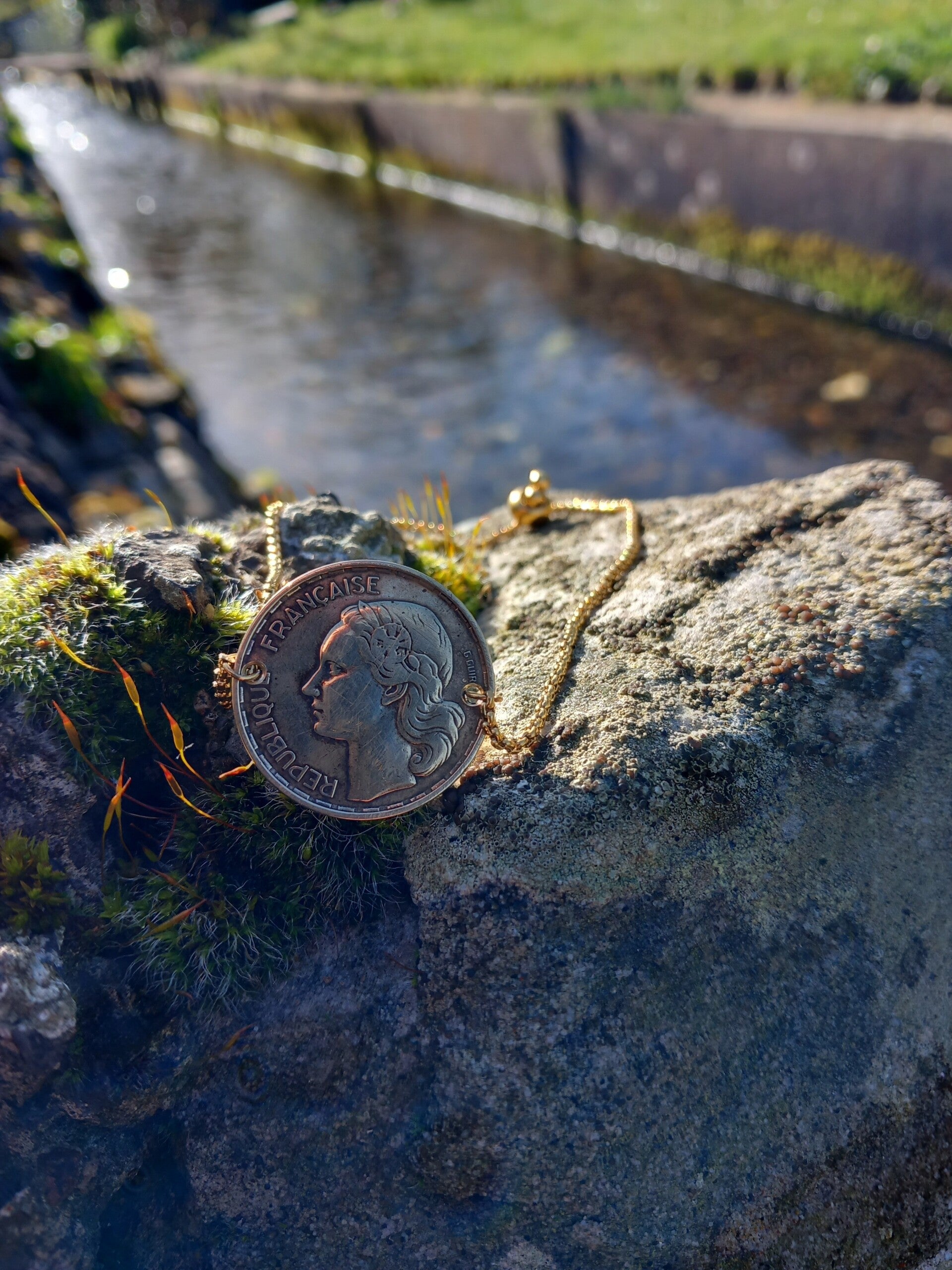 Bracelet pièce de monnaie 20 Francs "Guiraud"