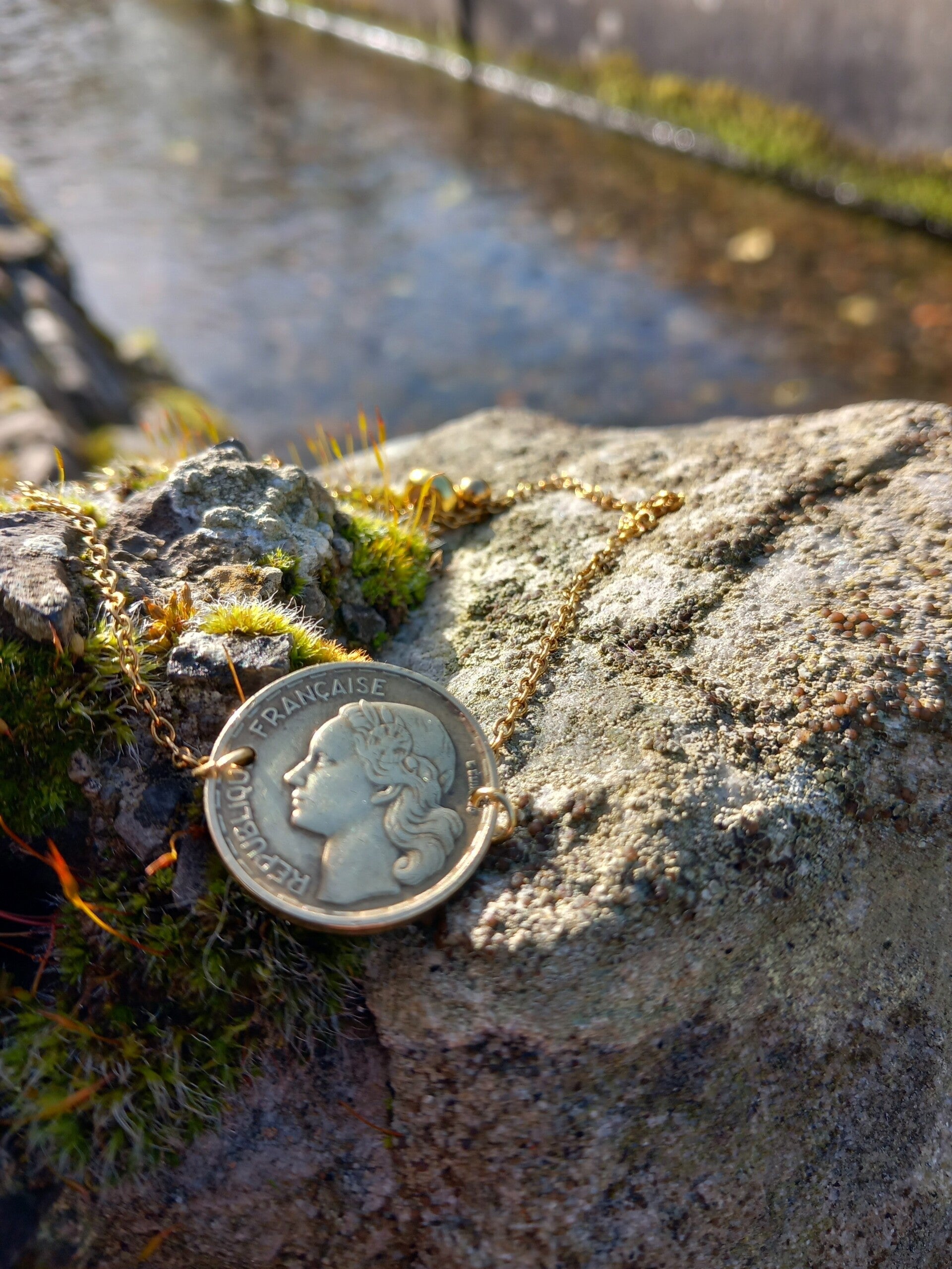 Bracelet pièce de monnaie 10 Francs "Guiraud"