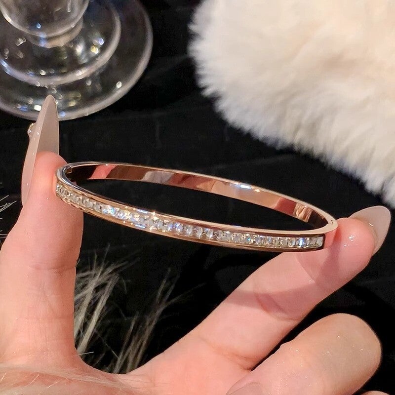 Crystal Line Bangle