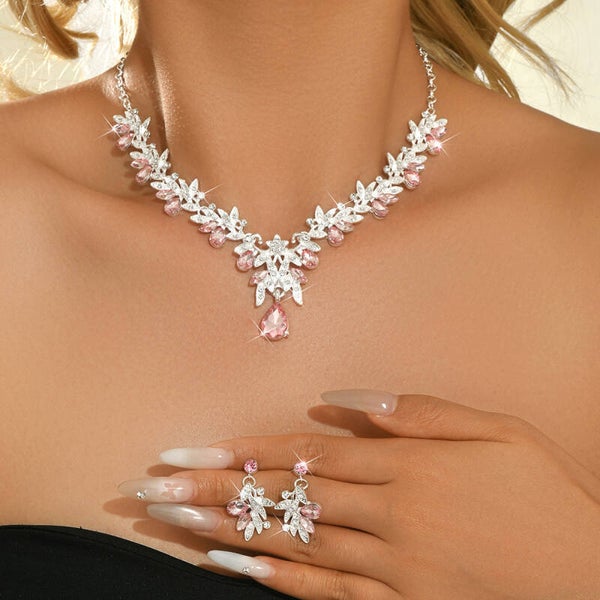 Royal Crystal Elegance Set – Zilver ✨