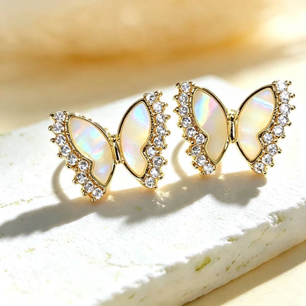 Butterfly Glow Studs