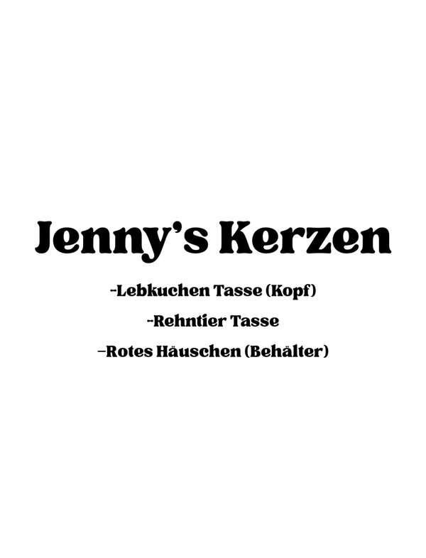 Jenny‘s Kerzen
