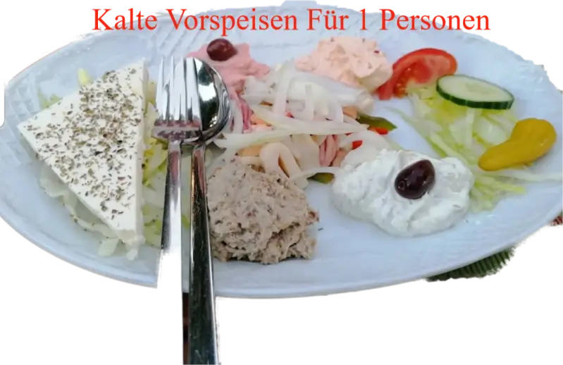 Kalte Vorspeisen für  1 Personen