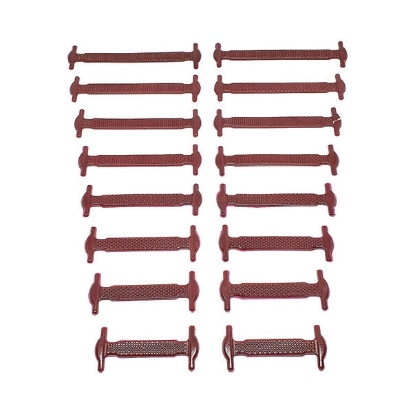 LACIES Siliconen Veter - Bruin