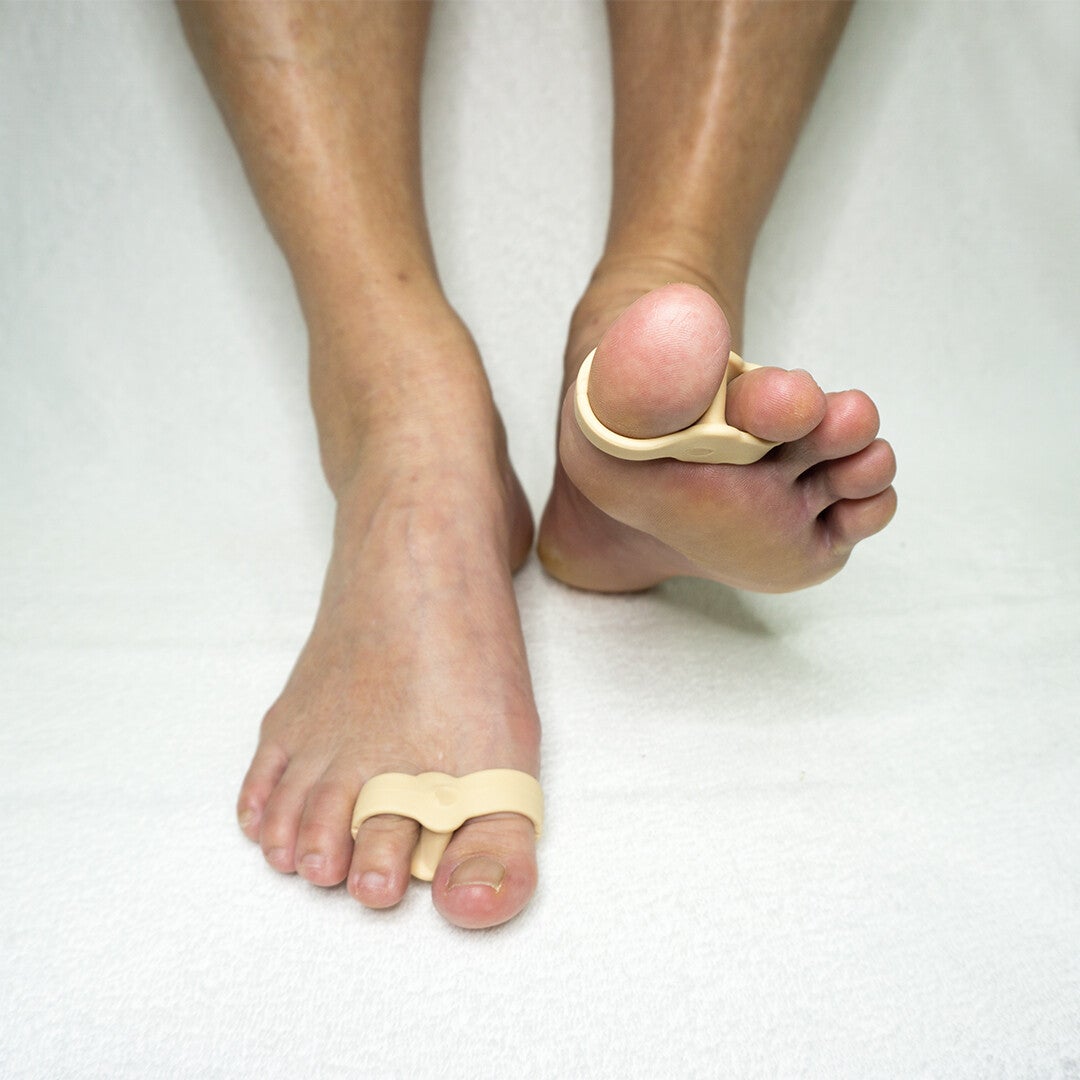 Pedisil Zilver Dubbele Teenspreider (per paar)