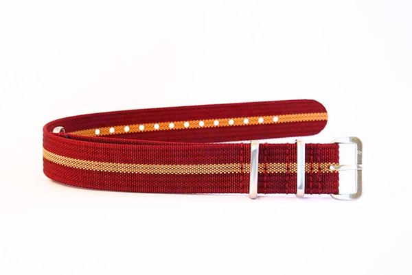 maroon beige stripe