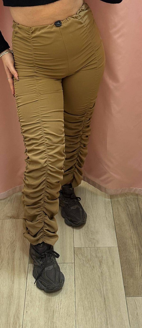 Pantalone ruched