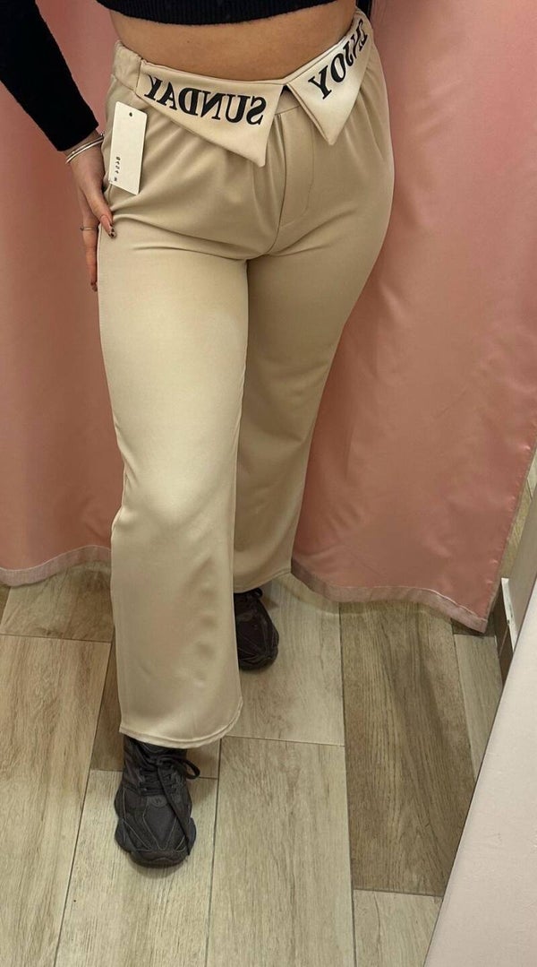 Pantalone Fold-over