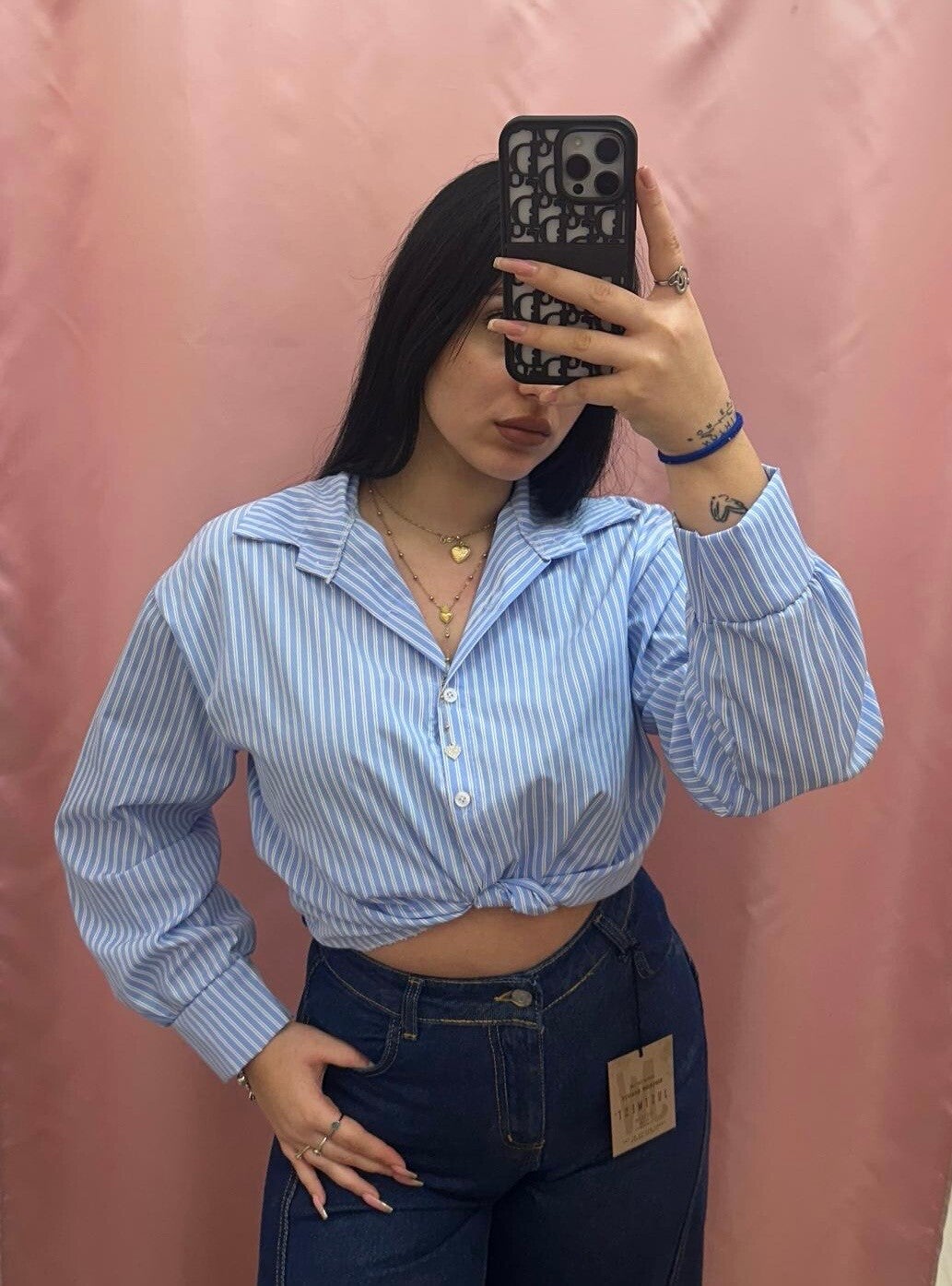 Camicia Saint Tropez cropped
