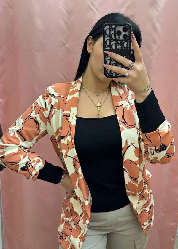 Giacca Floral-Print