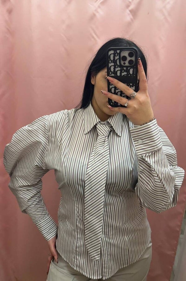 Camicia balloon sleeves