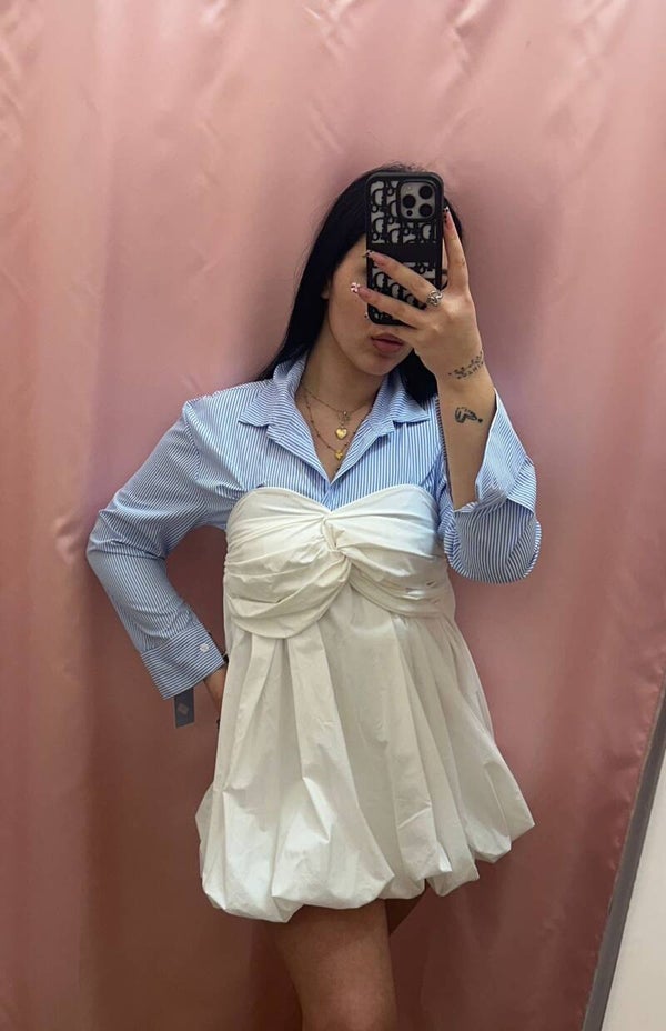 Vestitino bubble hem