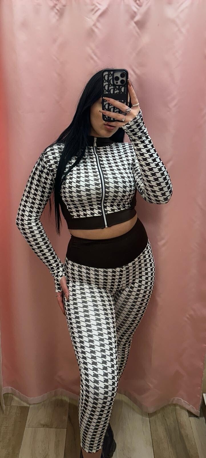 Coordinato pied-de-poule