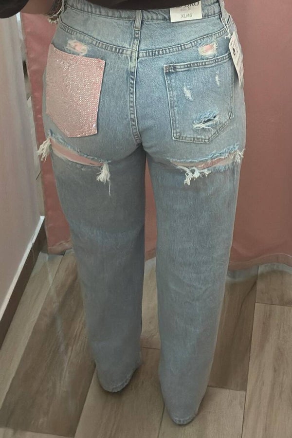 Jeans Pink Diamond