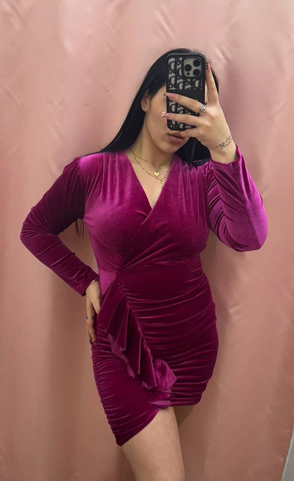 Vestitino wrap dress