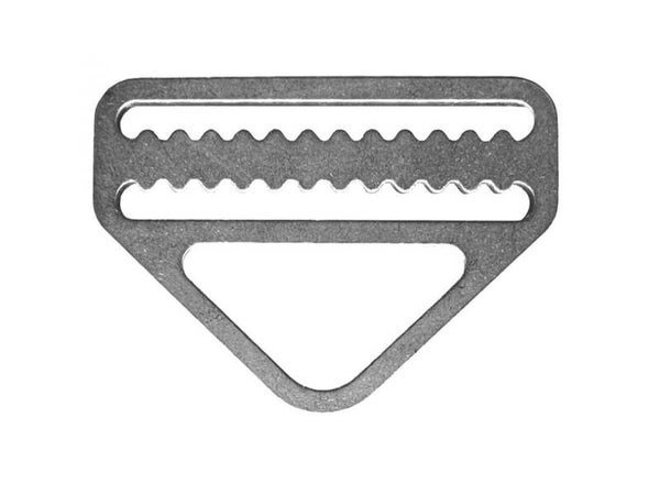 XDEEP RVS Beltglider met kartels en D-Ring