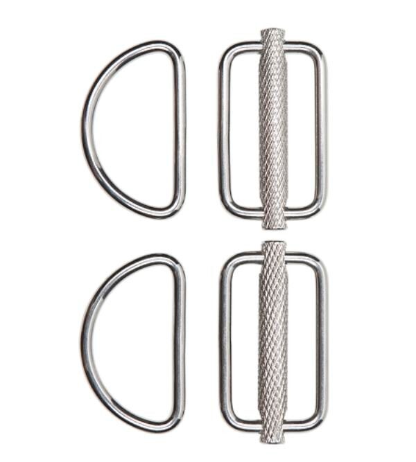 XDEEP D-ring schuifset (2 sukts)